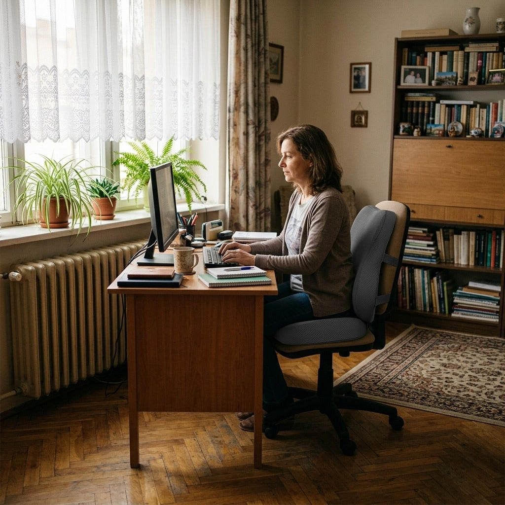 Memóriahabos ülőpárna és háttámasz szett - otthon