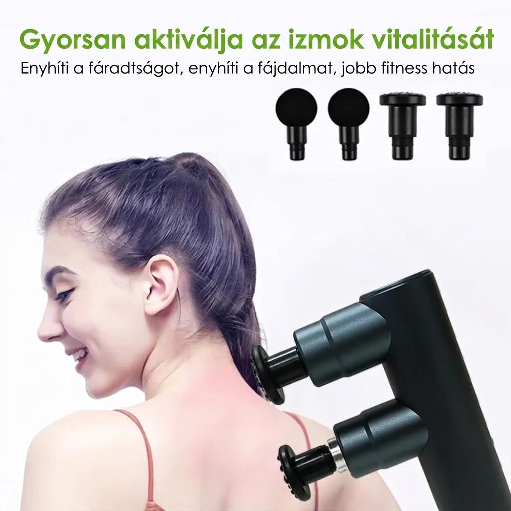 Masszázsgép vitalizáció és fájdalomcsillapítás funkcióval