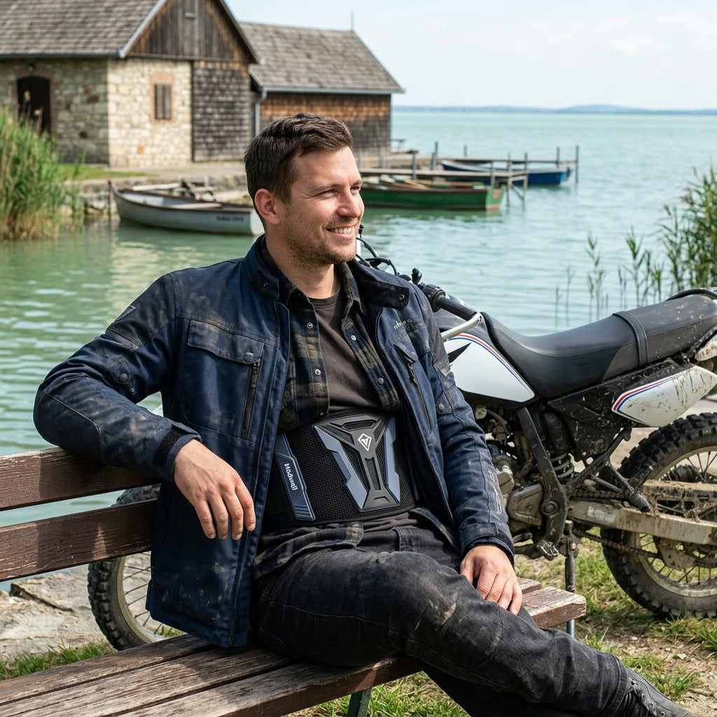 Motoros derékvédő terepmotorozáshoz - a mindennapokban
