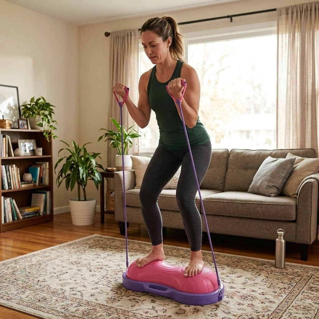 Multifunctional Balance Board and Aerobic Step - at home