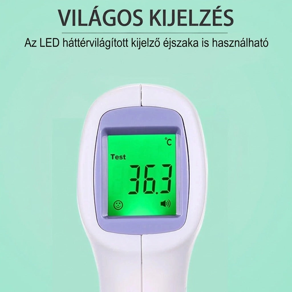 Világos LED kijelzés éjszakai olvashatósághoz