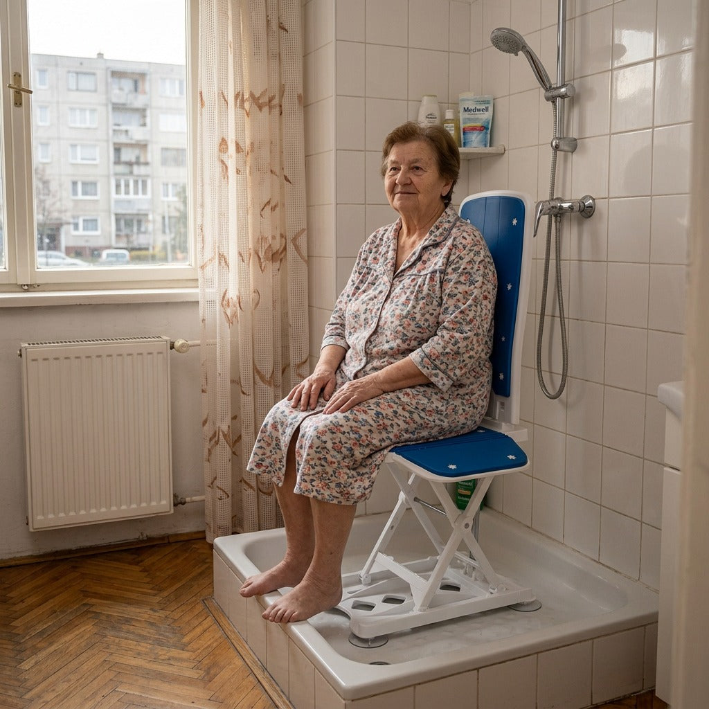 Csúszásgátló fürdőszék fürdőszobába - a mindennapokban