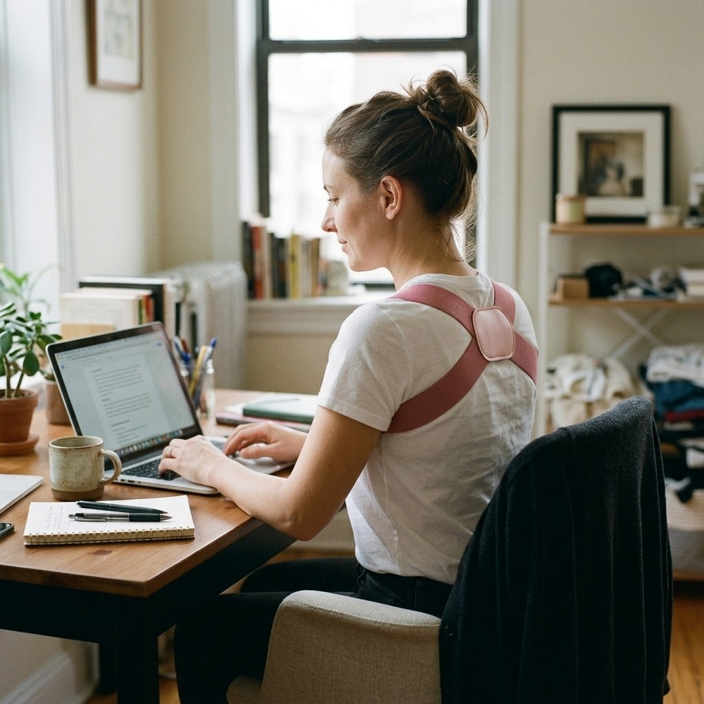 Open-Shoulder Posture Correction Strap - in everyday life
