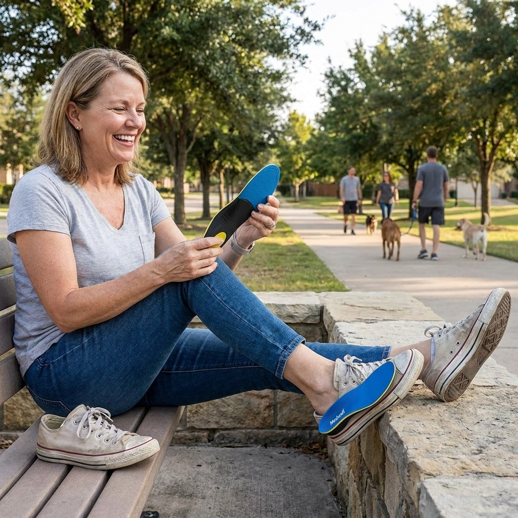 Orthotic Insoles for Arch Support - in everyday life