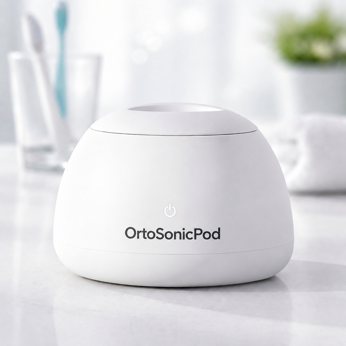 OrtoSonicPod ultrasonic denture cleaner