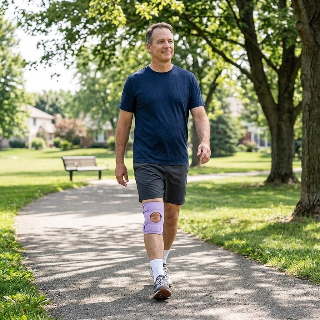 Patellar Tendon Knee Support Strap - in everyday life