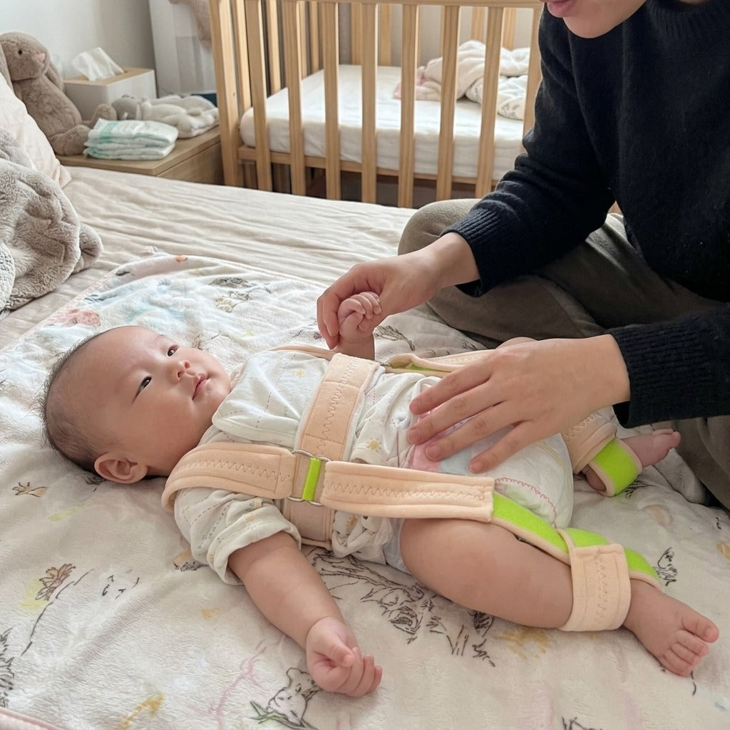 Pavlik Hip Harness for Babies and Children - in use