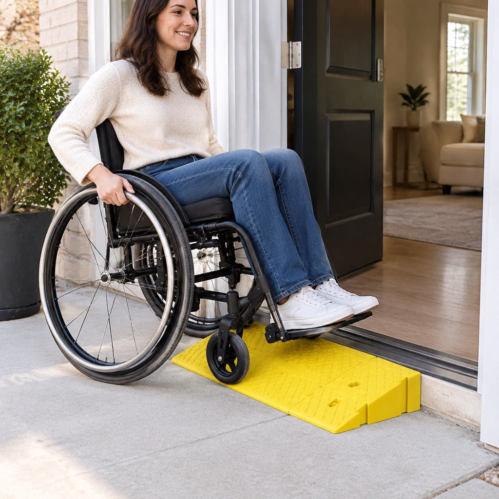 Plastic Threshold and Curb Ramp - in everyday life