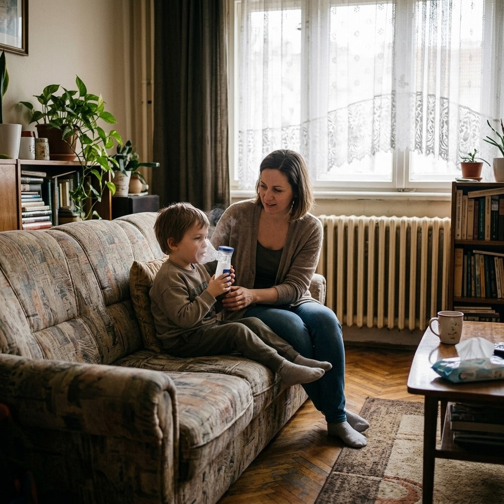 Hordozható mesh inhalátor felnőtteknek és gyerekeknek - a mindennapokban