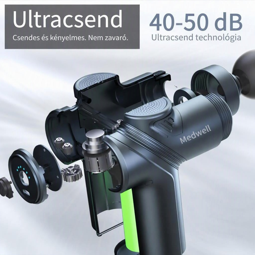 Ultracsend technológia, csendes 40-50 dB üzemelés