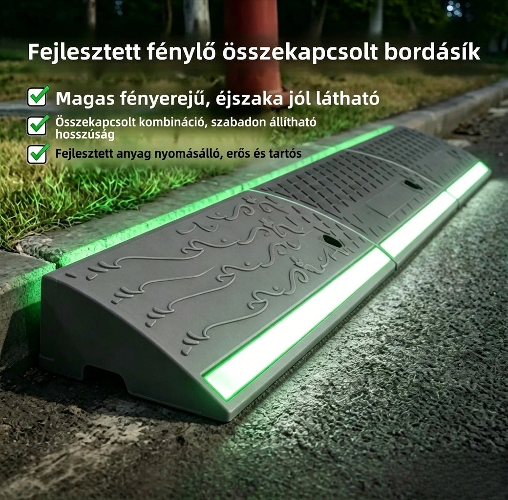 Éjszaka jól látható fénylő bordás termék nyomásálló anyaggal