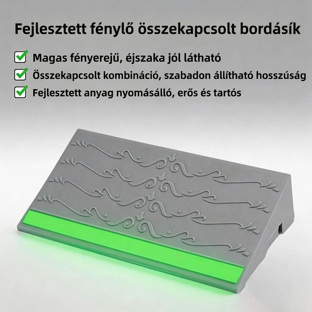 Fénylő összekapcsolt bordás termék állítható hosszúsággal és tartós anyaggal