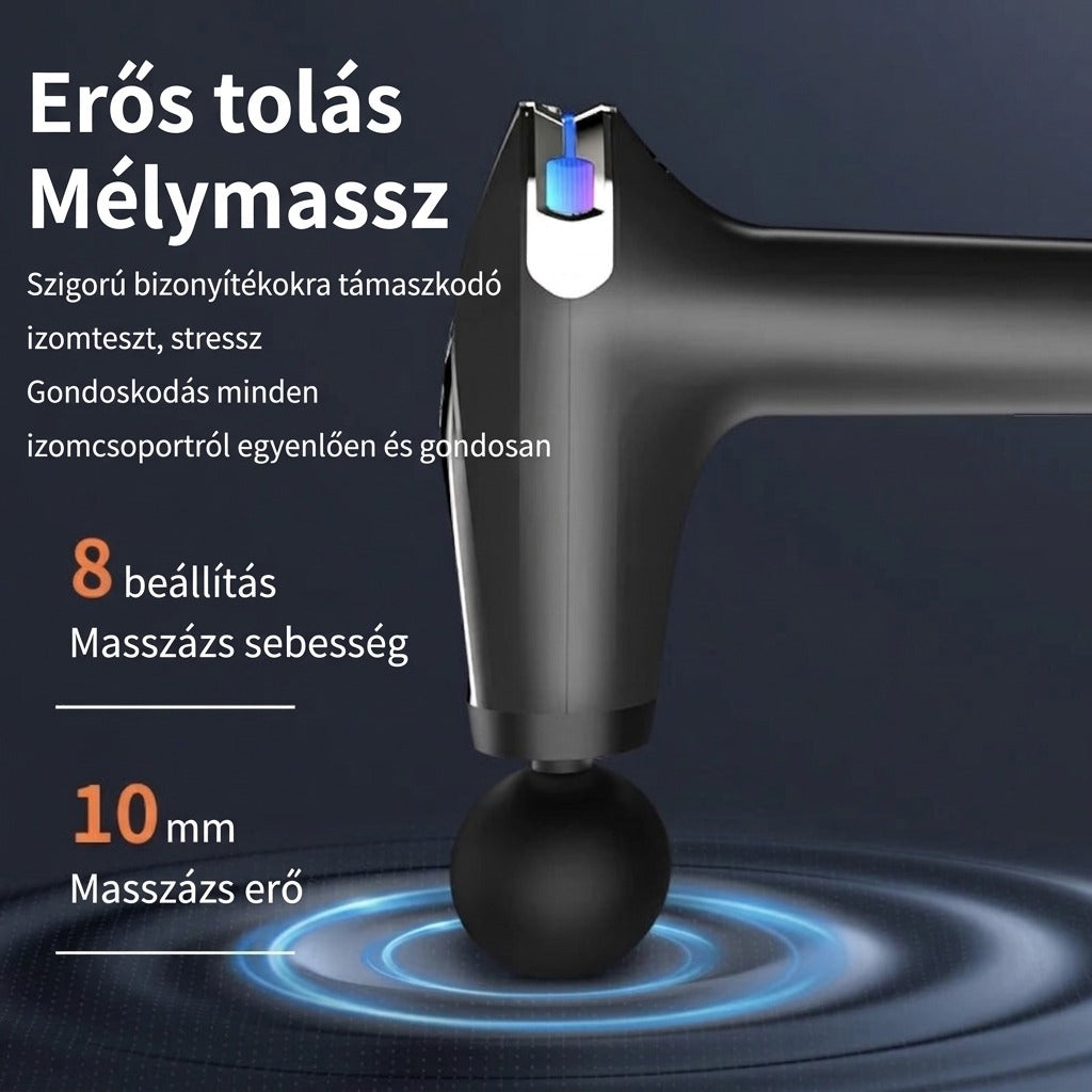 Elektromos masszázspálca 8 fokozatú beállítással