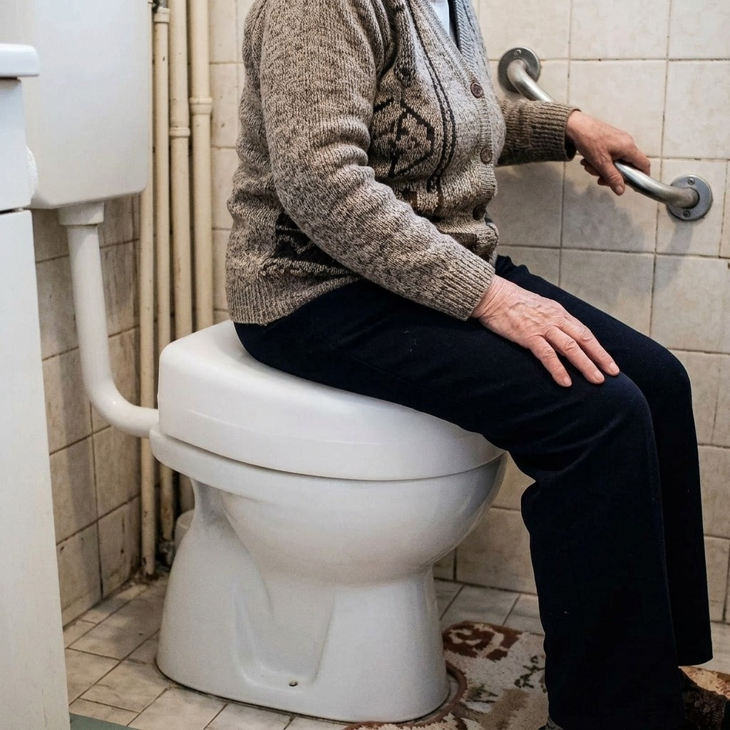 WC-magasító hagyományos WC-khez - használat közben