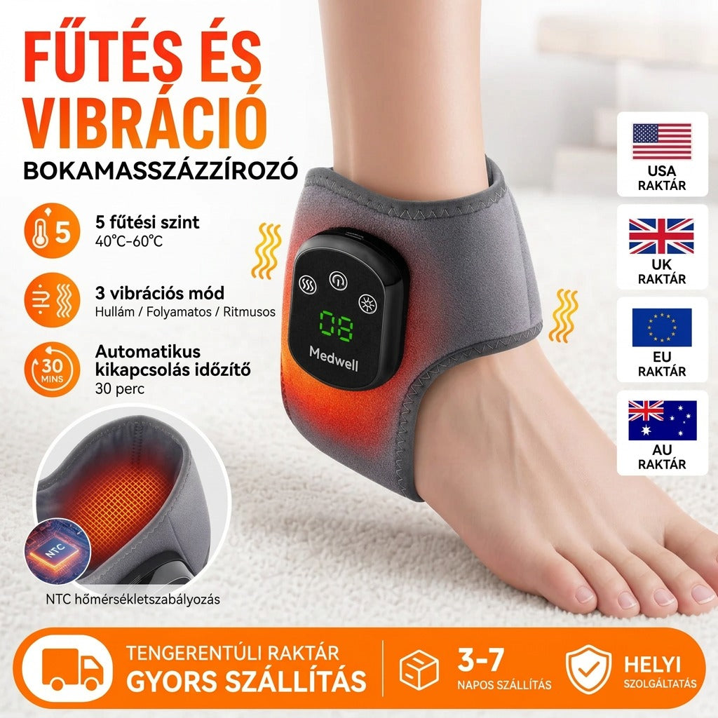 Bokamasszírozó fűtés vibráció raktár szállítás