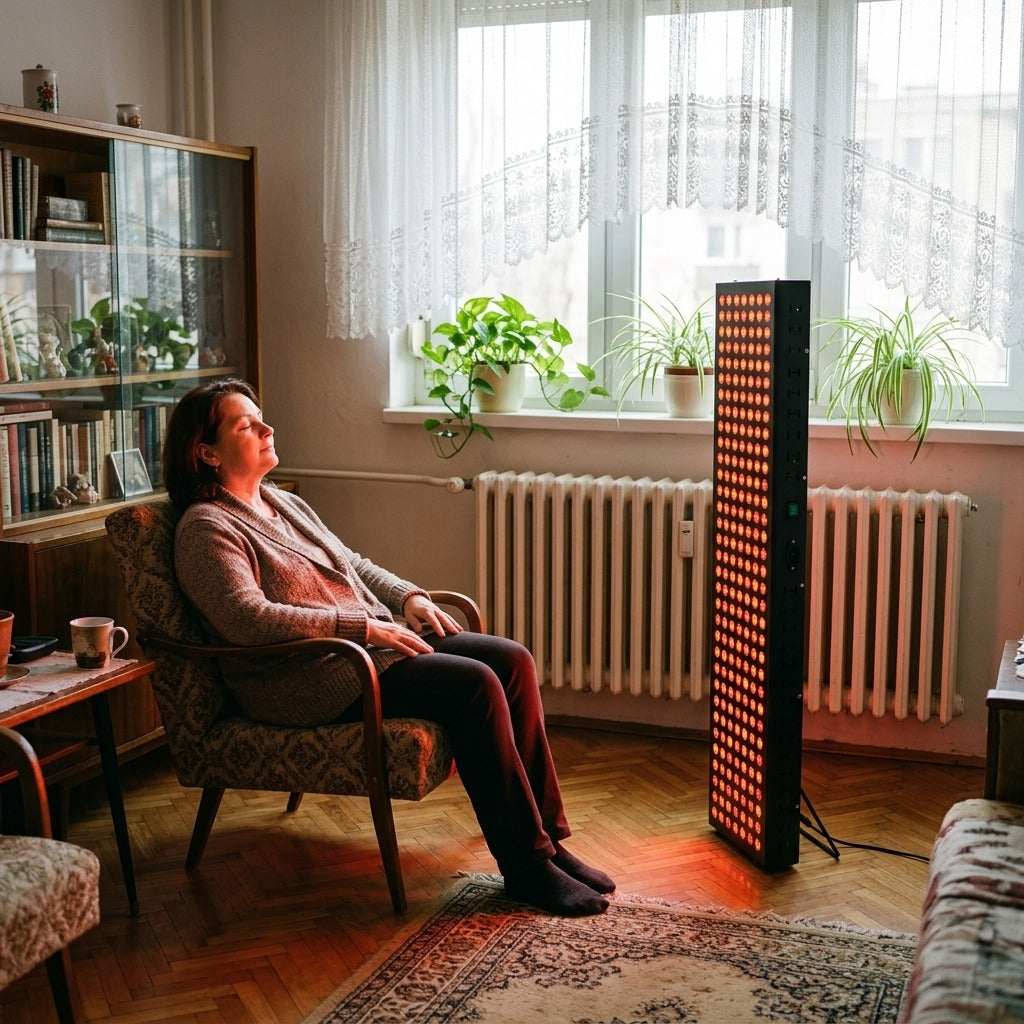 Vörös és közeli infravörös LED-terápiás panel - a mindennapokban