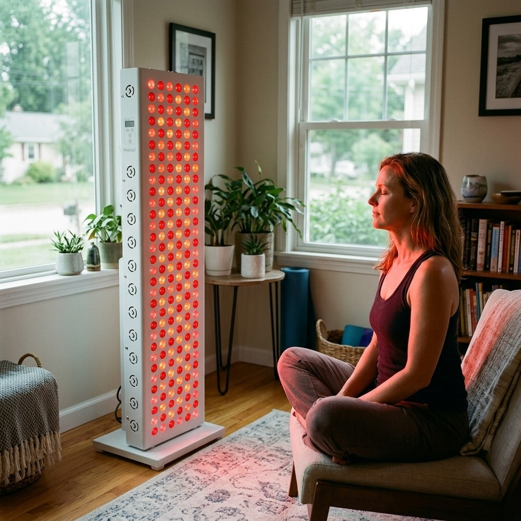 Red and Near-Infrared Light Panel with Multiple Models - at home