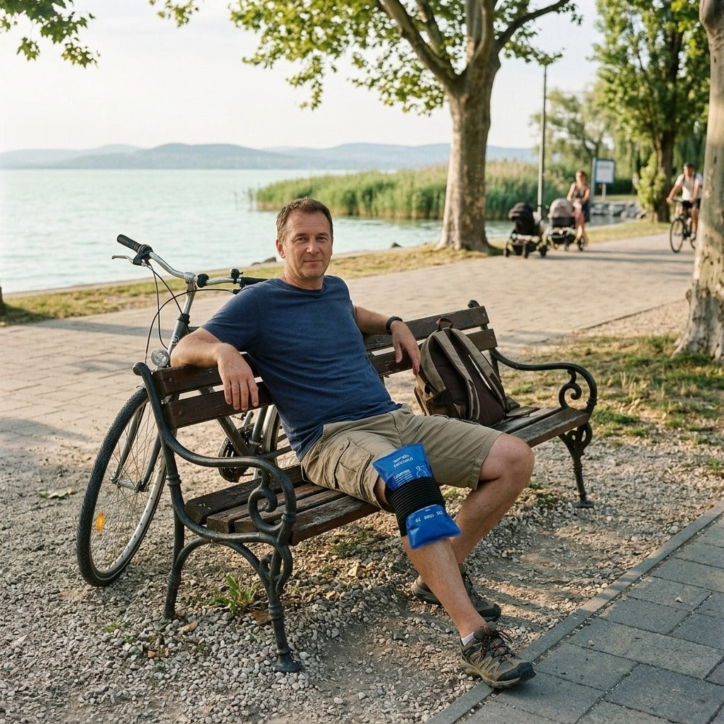 Újrahasználható melegítő-hűtő gélpárna pánttal - a mindennapokban