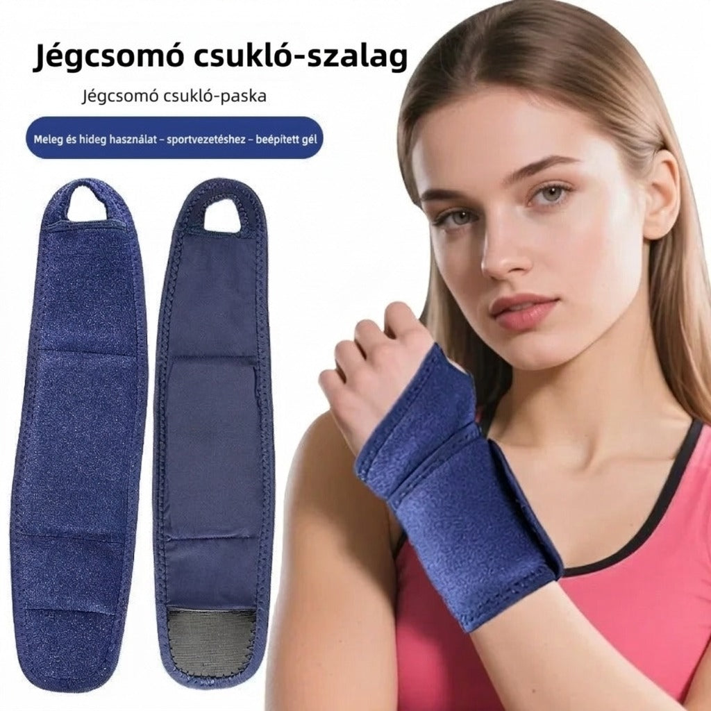 Jégcsomó csukló-szalag meleg és hideg gellel
