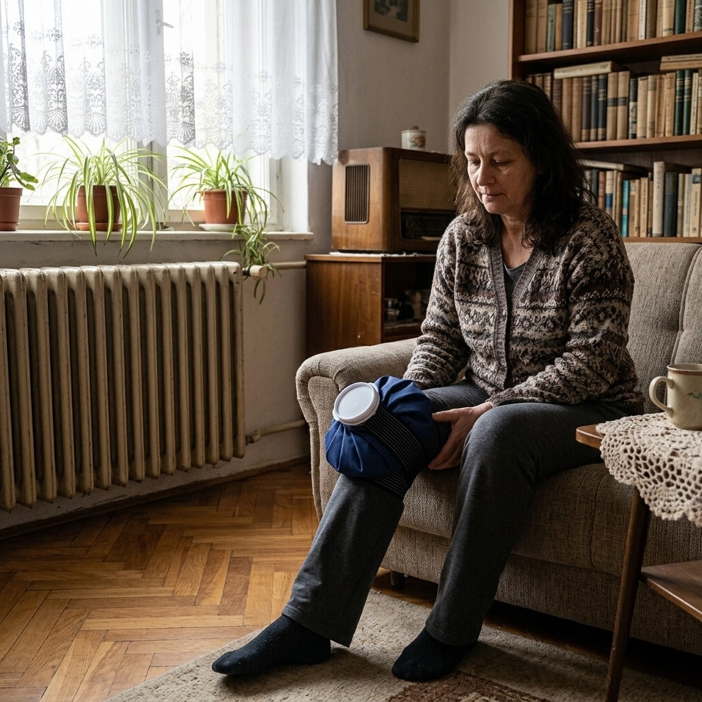 Újrahasználható melegítő- és hűtőtasak pánttal - otthon