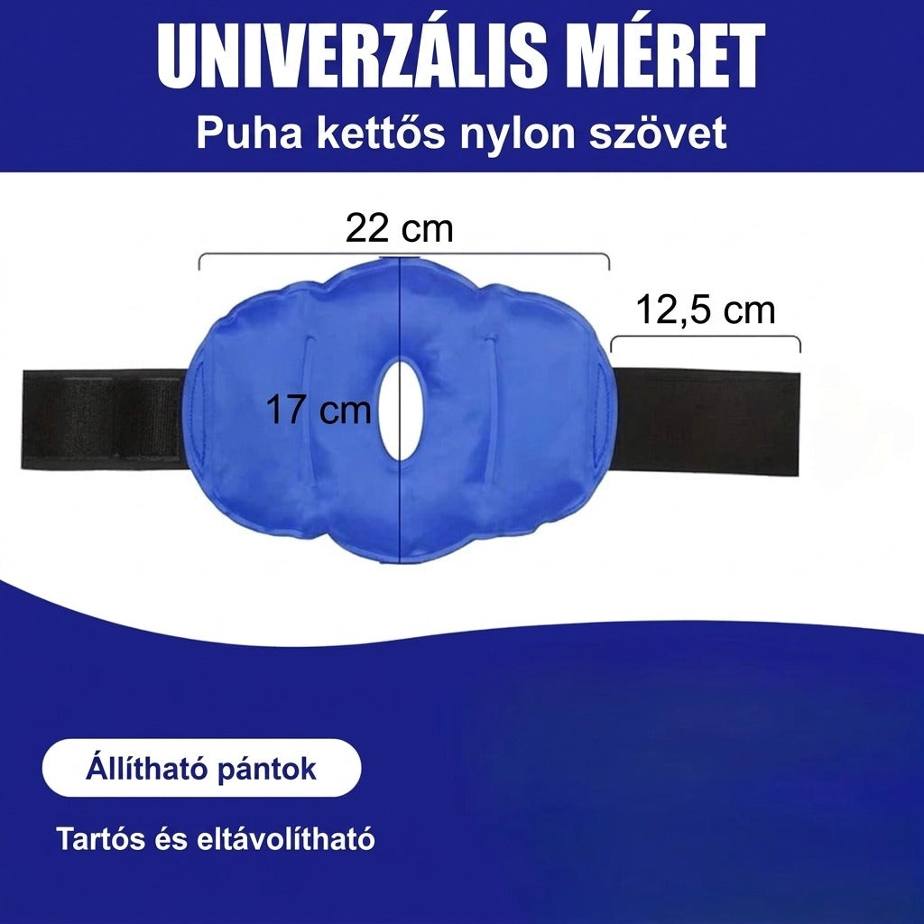 Univerzális méret puha nylon szövet 22x12,5x17 cm.