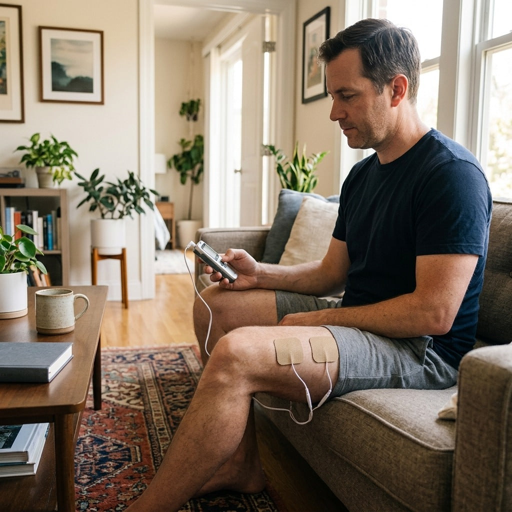 Reusable Self-Adhesive EMS Electrode Patches - at home