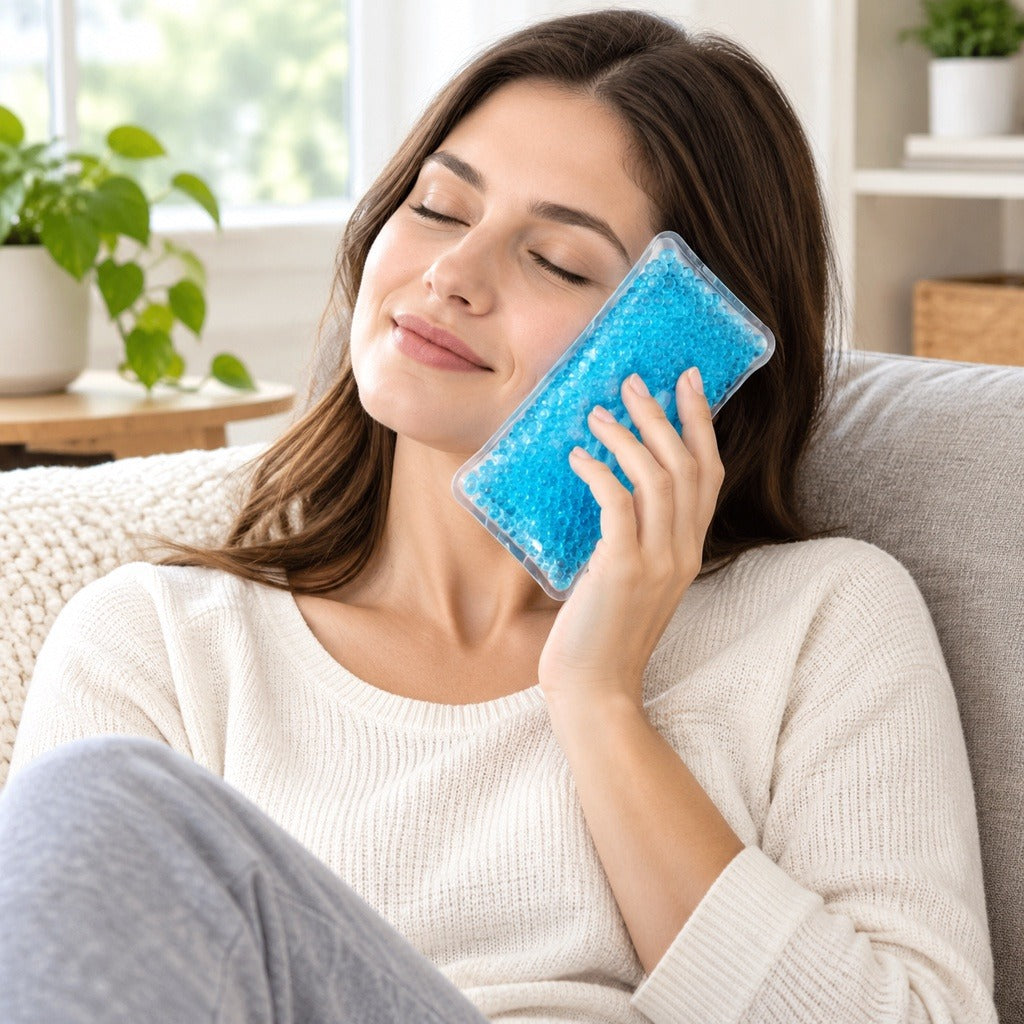 Reusable Soft Gel Ice Pack for Cold Compress - in everyday life