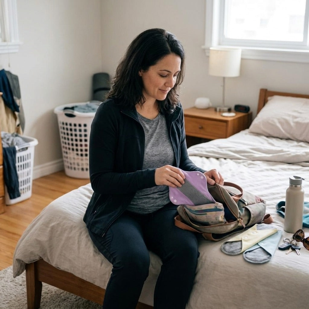 Reusable Washable Incontinence Pads - in everyday life