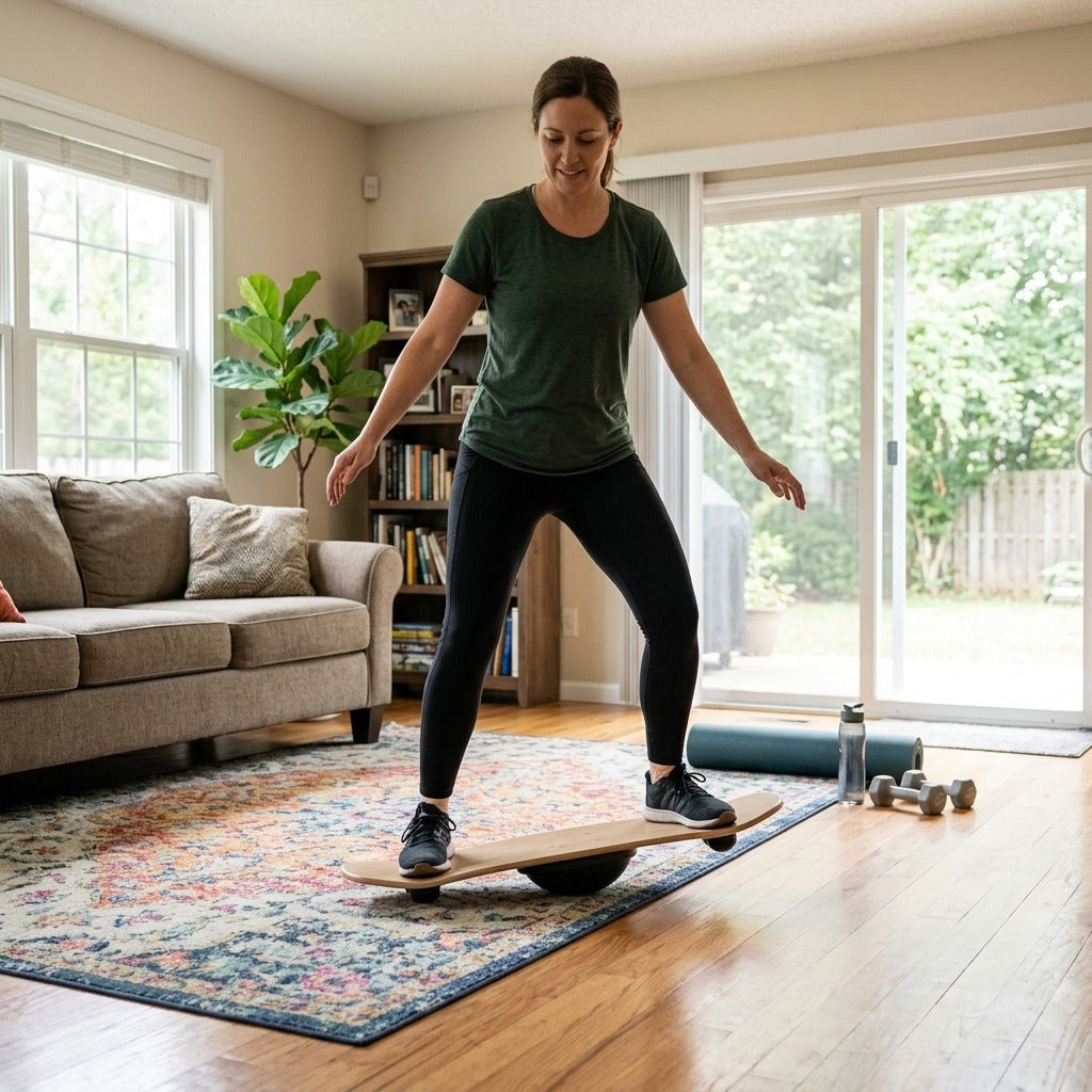 Rotating Balance Board for Adult Training - in everyday life