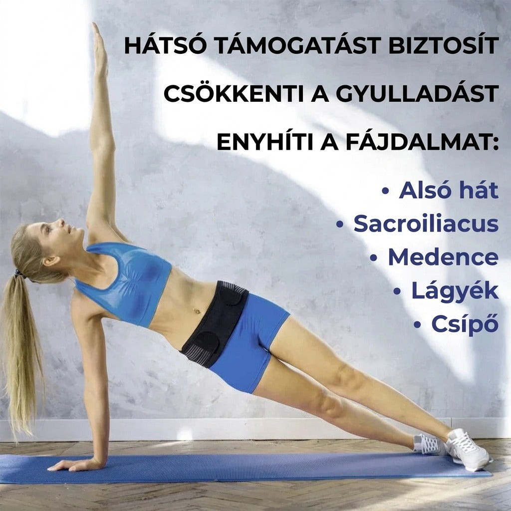 Alsó hát és csípő támogatásért