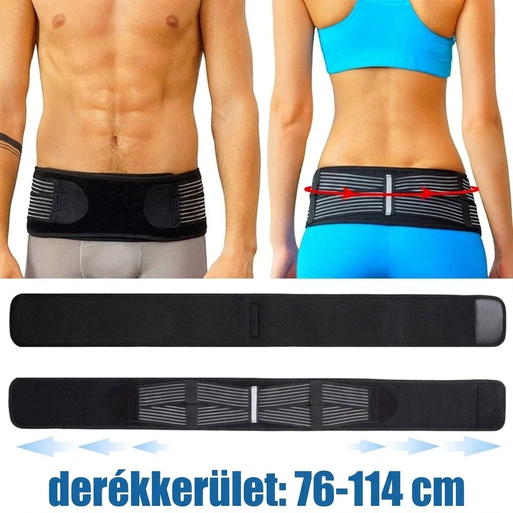 Derék mérettáblázat 76-114 cm mérettartománnyal