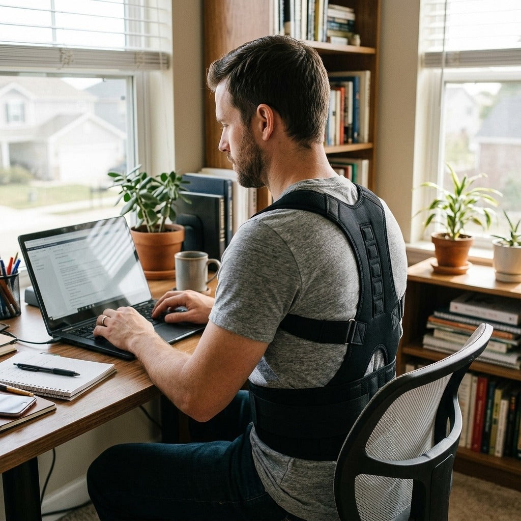 Shoulder Posture Corrector Belt - in everyday life