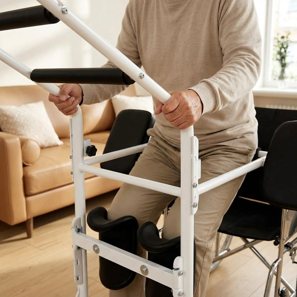 Sit-to-Stand Patient Lift Aid - in use