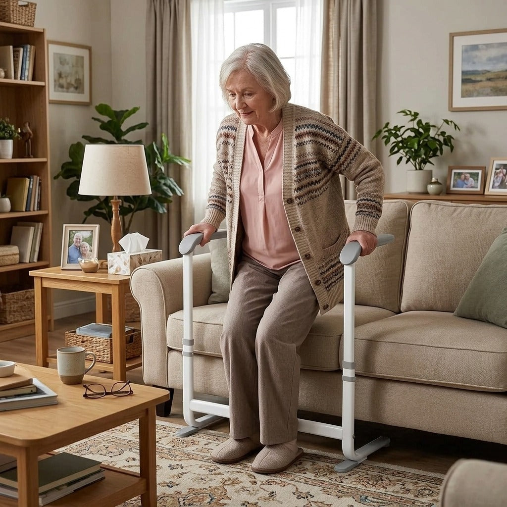 Sofa Stand-Up Support Rail - in everyday life