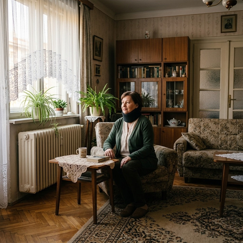 Puha habszivacs nyakrögzítő - otthon
