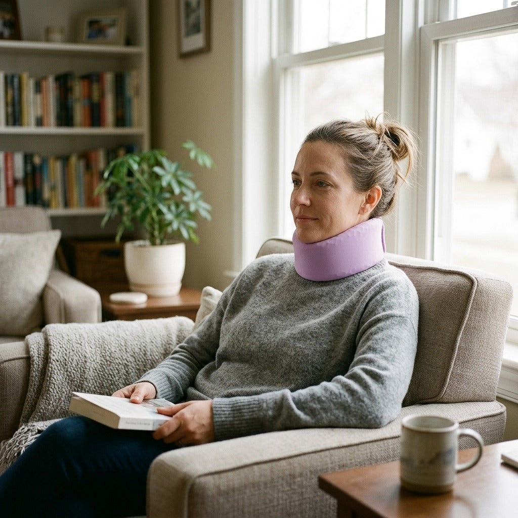 Soft Travel Neck Collar - at home