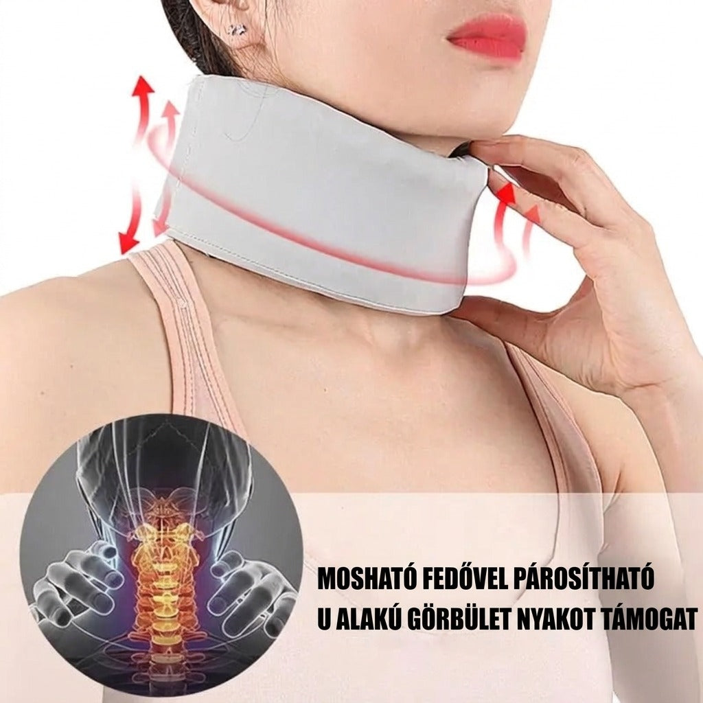 Mosható fedővel párosítható U alakú nyakörv