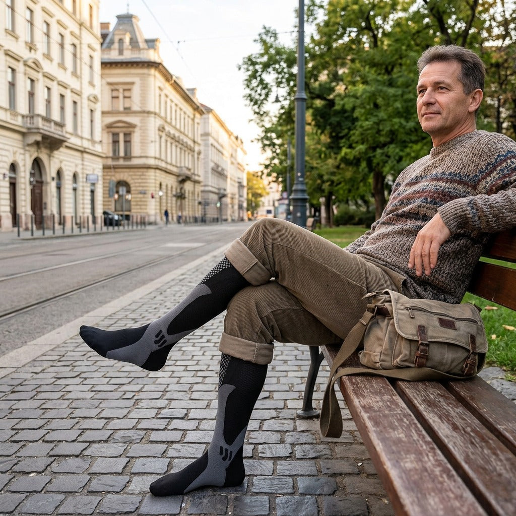 Sport kompressziós zokni 20-30 mmHg - a mindennapokban
