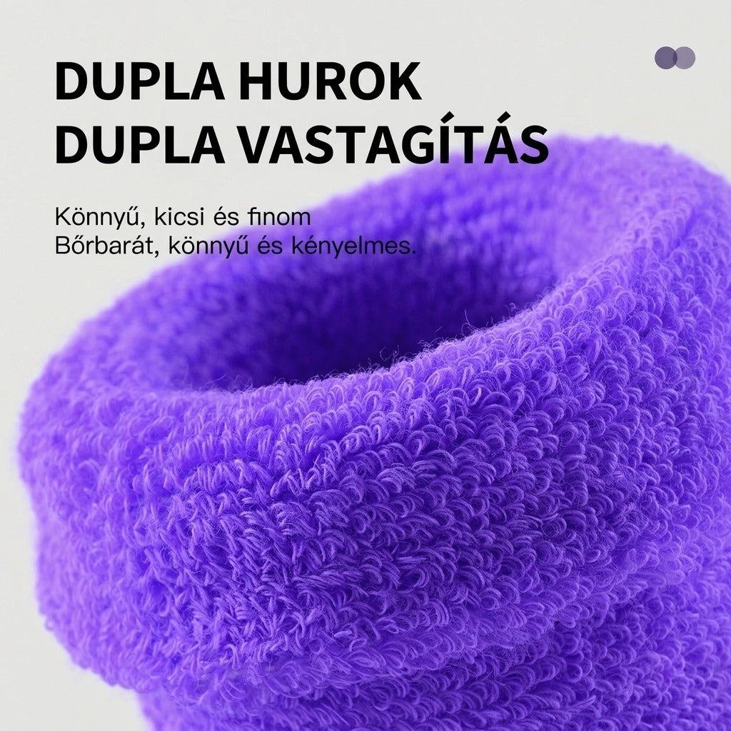 Dupla hurok dupla vastagítás könnyű puha szövet