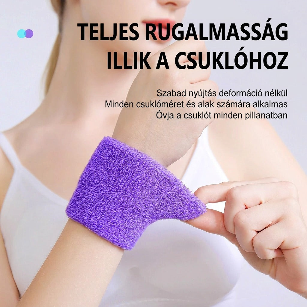 Rugalmas csuklóvédő teljes mérettartományt támogató
