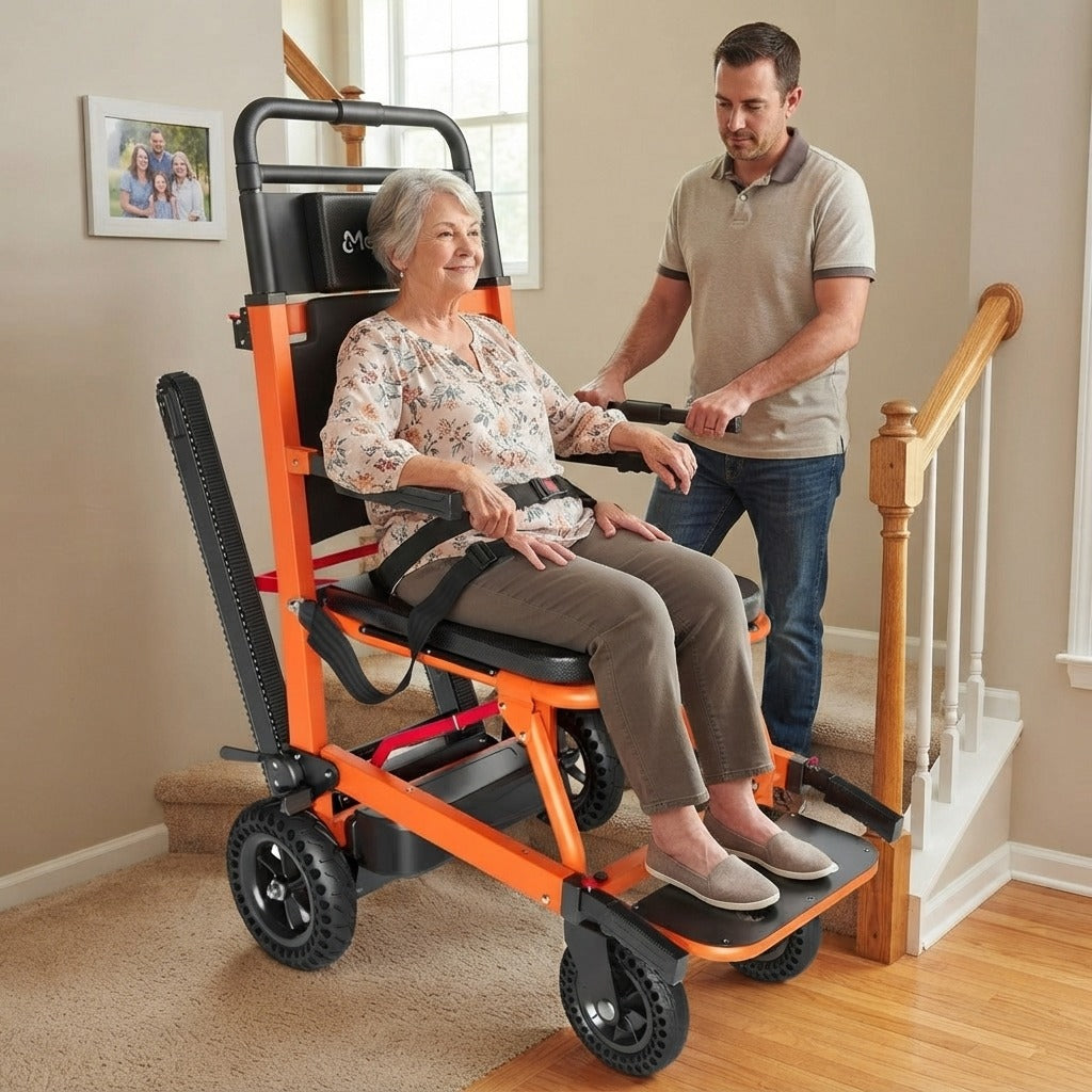 Stair Assist Chair with Adjustable Backrest and Arms - in everyday life