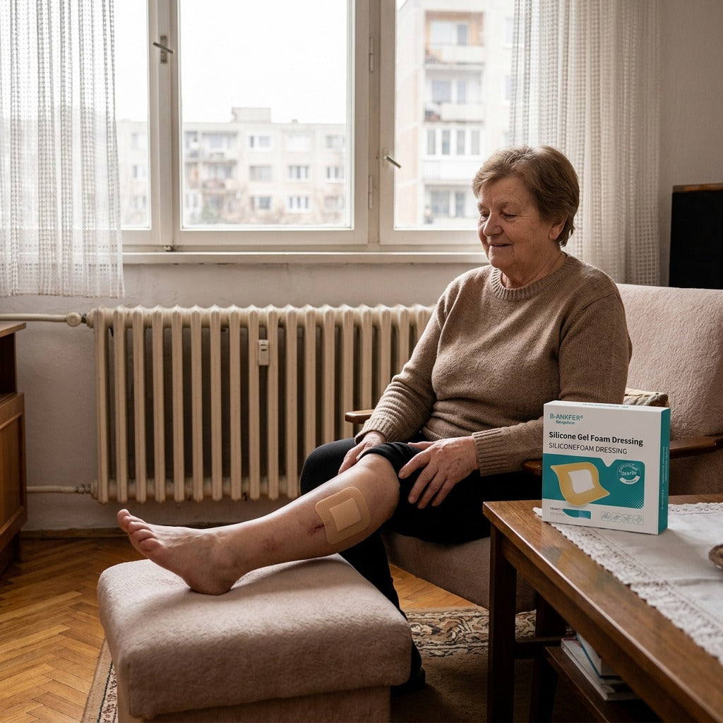 Steril szilikonhab kötszerpárna - a mindennapokban