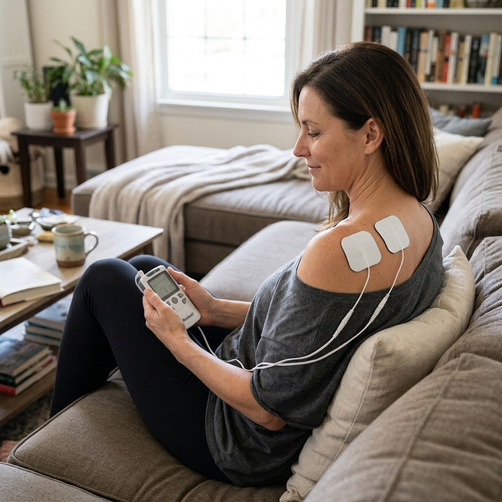 TENS and EMS Electrode Pads - in everyday life