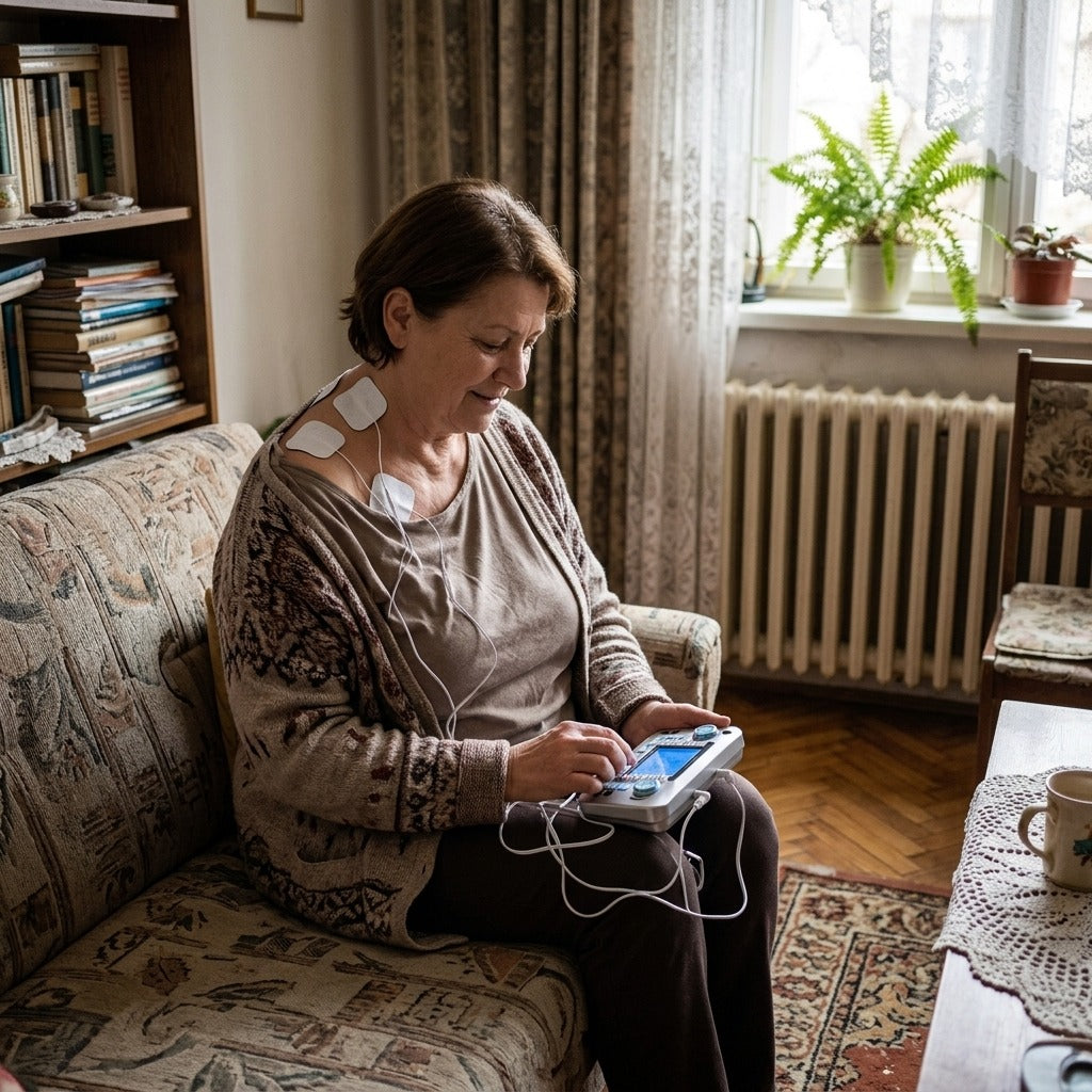 TENS és EMS izomstimuláló elektródapárnákkal - a mindennapokban