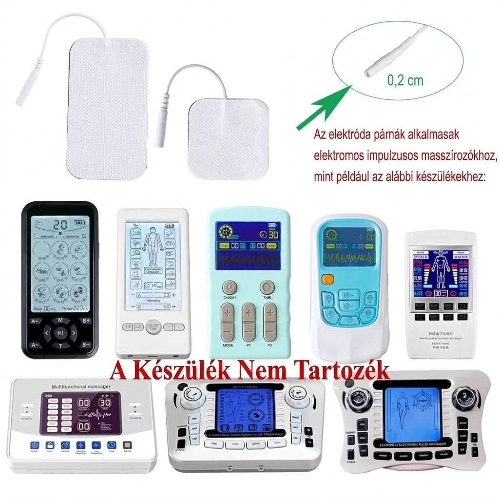 Elektródok kompatibilitása masszázsgépekhez