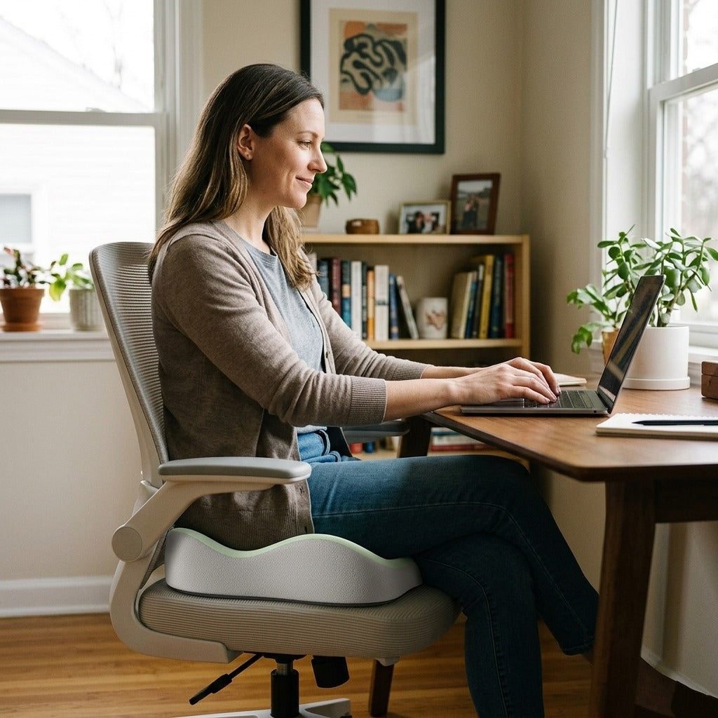Three-Zone Memory Foam Seat Cushion - in everyday life