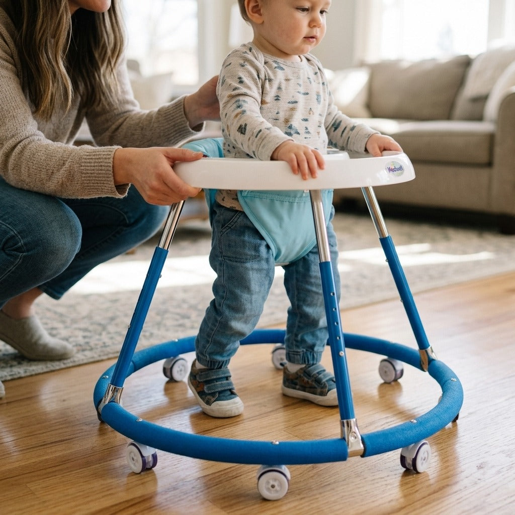 Toddler Rehabilitation Training Walker - in use