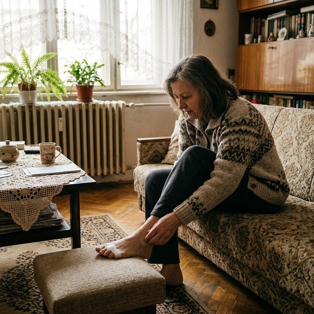 Kétlyukú gél lábujjelválasztó, pár - otthon