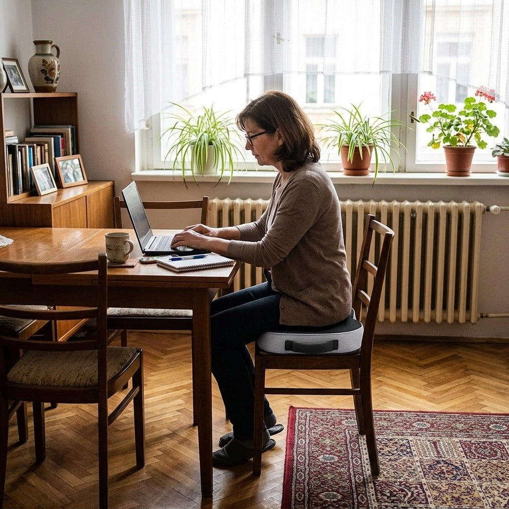 U alakú, légáteresztő ülőpárna mosható huzattal - otthon