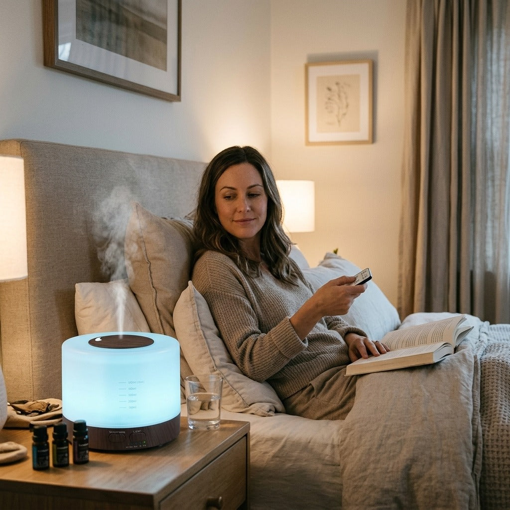 Ultrasonic Diffuser with Cool Mist and LED Lights - in everyday life